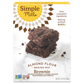 Simple Mills Grain-Free Almond Flour Baking Mix Brownie, 368g