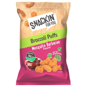 Snack’in For You Broccoli Puffs Mesquite Barbecue, 113g