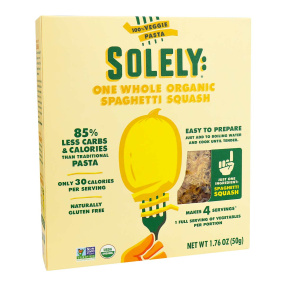 Solely Organic Low-Carb 100% Spaghetti Squash Pasta, 50g