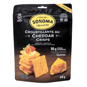 Sonoma Creamery Cheddar Crisps With Quinoa, 64g