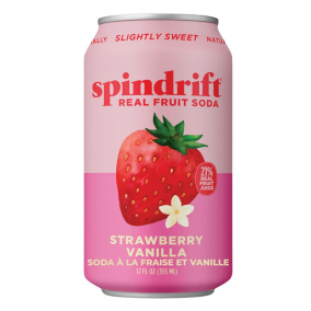 Spindrift Soda Strawberry Vanilla Front