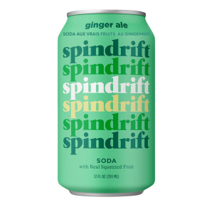 Front of Spindrift Soda - Spindrift Drink - Spindrift Canada - Ginger Ale Soda - Ginger Soda - Real Ginger Ale