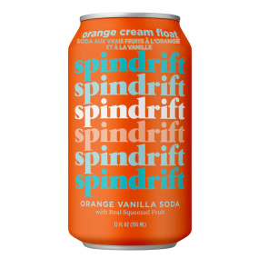 Spindrift Soda Orange Cream Float, 355ml