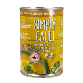 Front of Sprague Simply Cauli Keto-Friendly Soup, 398ml