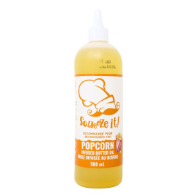 Front of Squeeze It Butter Popcorn Oil - Popcorn Oil - Buttery Oil For Popcorn