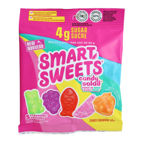 SmartSweets Low Sugar Gummies Candy Salad Sweet & Sour Front of package