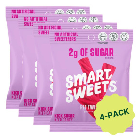 SmartSweets Low Sugar Red Twists Front