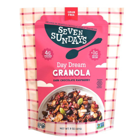 Seven Sundays Grain Free Nut Granola Day Dream Mix Dark Chocolate Raspberry, 227g