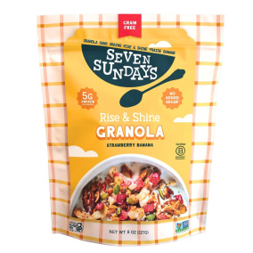 Seven Sundays Grain Free Nut Granola Rise & Shine Strawberry Banana Nut, 227g