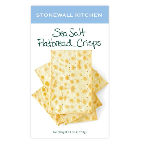 Stonewall Kitchen Flatbread Crisps Sea Salt, 167g