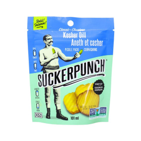 SuckerPunch Gourmet Pickle Chips Classic Kosher Dill, 101mL
