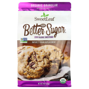 SweetLeaf Organic Better than Sugar! Granular Sweetener for Baking, 400g