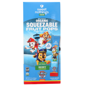 Sweet Nothings Organic Fruit Pops Berry Lemonade PAW Patrol front