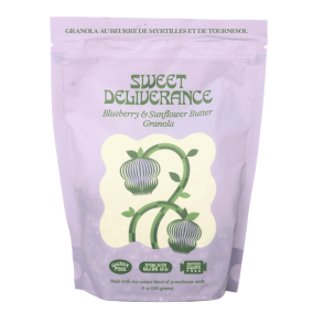 Sweet Deliverance Gluten-Free High-Fibre Granola Blueberry & Sunflower Butter, 250g