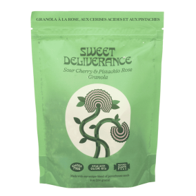 Sweet Deliverance Gluten-Free High-Fibre Granola Sour Cherry & Pistachio Rose, 250g