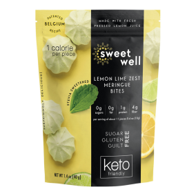 Sweetwell Keto Meringue Bites Lemon, 40g