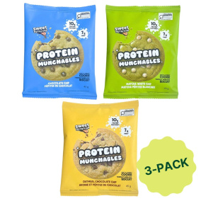 Sweet Nutrition Protein Munchables Cookie Variety 3-Pack Front
