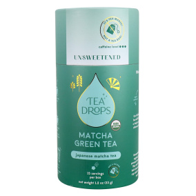 Tea Drops Matcha Green Tea Unsweetened, 33g