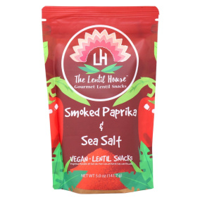 The Lentil House Gourmet Lentil Snacks Smoked Paprika & Sea Salt, 141.7 g
