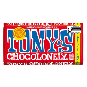 Tony's Chocolonely Milk Chocolate 32%, 180g