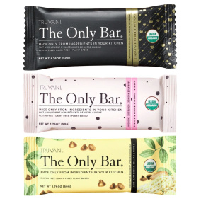 Truvani The Only Bar Gluten-Free Snack Bar Variety 3-Pack, 50 g each