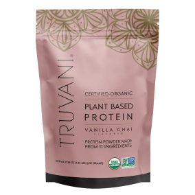 Truvani Organic Plant-Based Protein Powder Vanilla Chai Canada Front