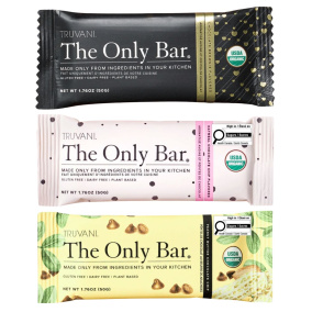 Truvani The Only Bar Gluten-Free Snack Bar Variety 3-Pack Canada Front