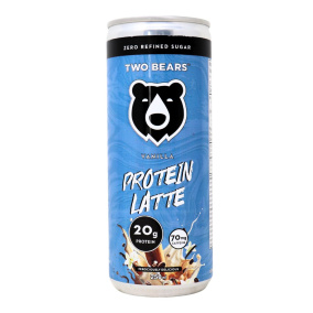 Front of Two Bears Coffee - Protein Latte - Protein Coffee - Vanilla Protein Latte