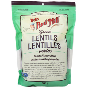 Bob's Red Mill Petite French Green Lentils, 680g