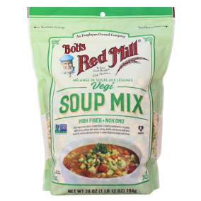 Front of Bob's Red Mill Vegi Soup Mix - Lentil Soup Mix - Vegetable Soup Mix - Vegan Soup