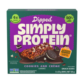 SimplyProtein Dipped Snack Bars Cookies & Crème Front