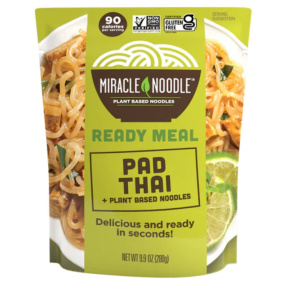Front of Miracle Noodle Ready To Eay Vegan Pad Thai