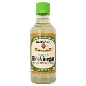 Front of Marukan Organic Rice Vinegar, 355ml