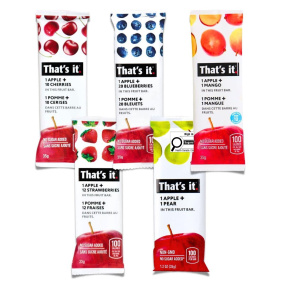 Front of That's It Fruit Bars Variety Pack - That’s It Bars Canada - Fruit Bars That’s It - Real Fruit Bars