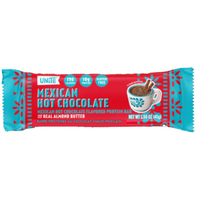 UNiTE Food Gluten-Free Protein Bar Mexican Hot Chocolate, 45g