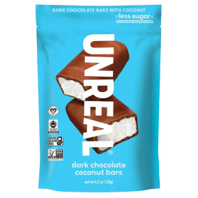 Unreal Dark Chocolate Coconut Bars, 120g