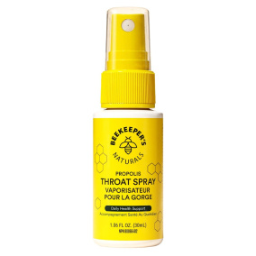 Beekeeper's Naturals Propolis Throat Relief Spray, 30ml Front