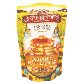 Front of Birch Benders Organic Buttermilk Pancakes Mix