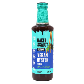 Front of Naked & Saucy Organic Vegan Oyster Sauce