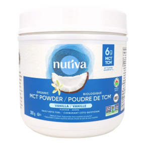 Nutiva Organic Vanilla MCT Powder With Acacia Fiber, 300g