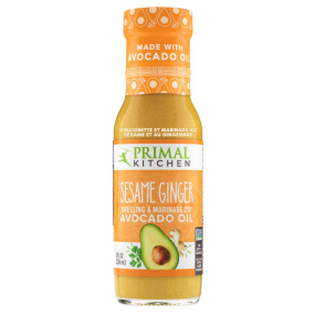 Front of Primal Kitchen Sesame Ginger Vinaigrette & Marinade