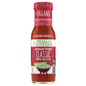 Front of Primal Kitchen Classic BBQ Sauce, Organic & Unsweetened, 241g