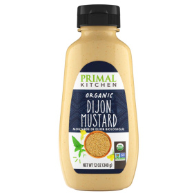 Front of Primal Kitchen Organic Dijon Mustard, 340g