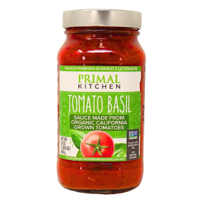 Front of Primal Kitchen Tomato Basil Marinara Sauce, 680g