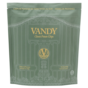 Vandy Crisps Tallow Fried Potato Chips Herbs De Provence, 140g