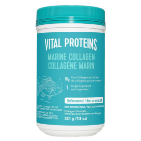 Front of Vital Proteins Marine Collagen, Wild-Caught Non-GMO, 221g