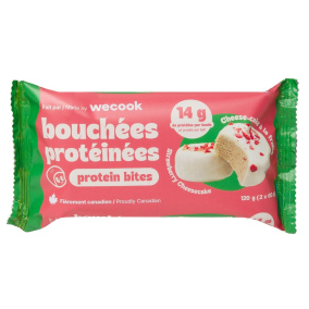 WeCook Protein Bites Strawberry Cheesecake Front