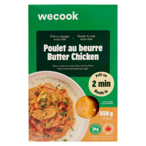 WeCook Ready To Eat Sous Vide Meal Butter Chicken Front