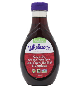 Wholesome Sweeteners Organic Raw Blue Agave Syrup, 480ml