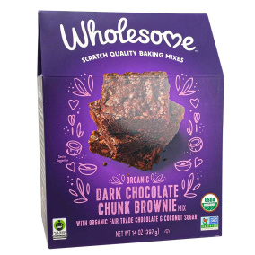 Wholesome Organic Dark Chocolate Chunk Brownie Mix, 397g